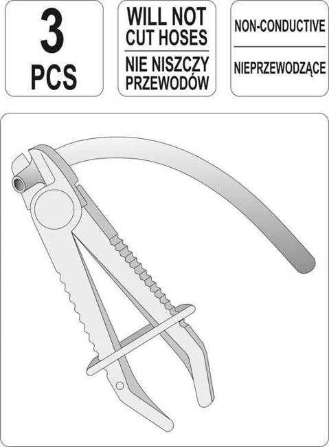 YATO ZACISKI DO PRZEWODÓW Z CIECZĄ   0840