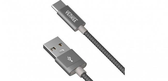 YCU 301 GY cable USB A 2.0 / C 1m YENKEE