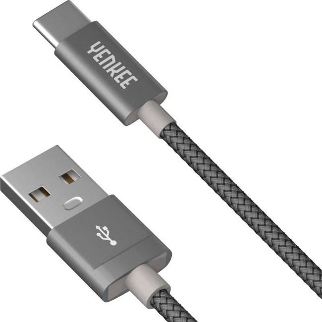 YCU 301 GY cable USB A 2.0 / C 1m YENKEE