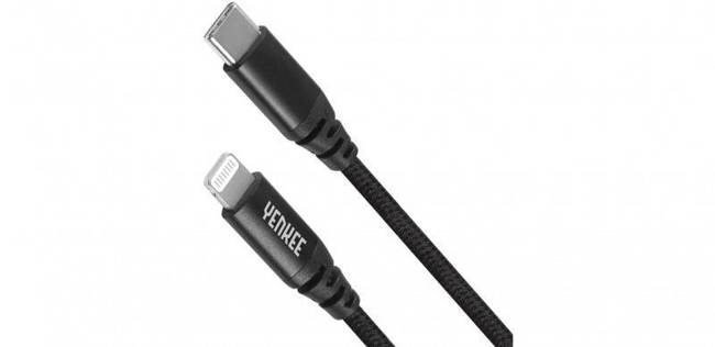 YCU 631 BK USB C / lightning 1m YENKEE