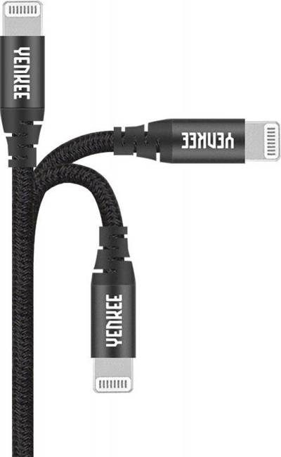 YCU 631 BK USB C / lightning 1m YENKEE