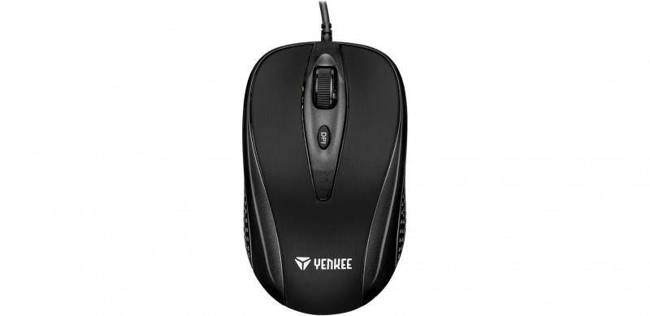 YMS 1025BK QUITO Mysz USB Czarna YENKEE