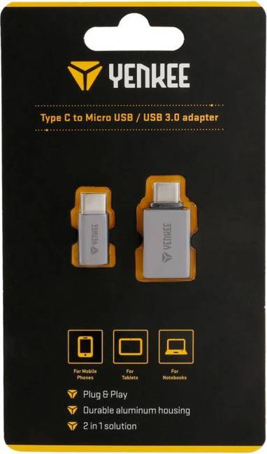 YTC 021 USB C to Micro USB,USB A YENKEE