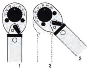 Zestaw kluczy dynamometrycznych 1/4" 3/8" 1/2" 5-210 Nm 3 szt. Tengtools