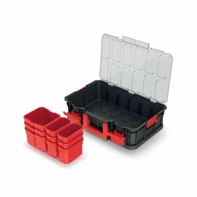 AWTOOLS MODULAR BOX ORGANIZER Z KUBEŁKAMI 517x331x134mm