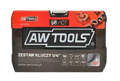 AWTOOLS ZESTAW KLUCZY     1/4" 56el