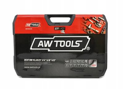 AWTOOLS ZESTAW KLUCZY  225el  1/2"/3/8"/1/4"