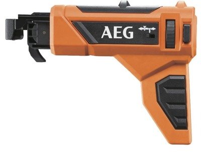 Bezszczotkowa wkrętarka do suchej zabudowy z magazynkiem 18V AEG POWERTOOLS BTS 18BL-0 KIT1