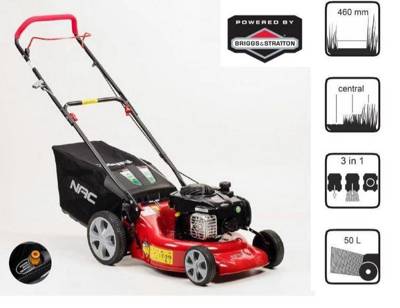 NAC KOSIARKA SPALINOWA BEZ NAPĘDU 46cm BRIGGS & STRATTON 125cc  LP46-450E-H