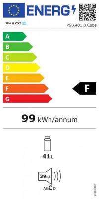 PSB 401 B Lodówka mini bar PHILCO