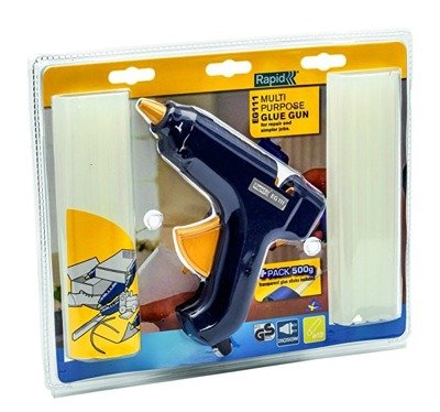 Pistolet do kleju + 500 g kleju RAPID EG111