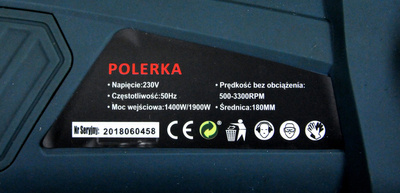 Polerka samochodowa 180 mm, 1400 W