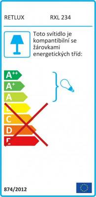 RXL 234 świecznik 7LED WW TM RETLUX