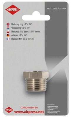 Redukcja mufa 1/4" x nypel 1/2" Airpress 4337564