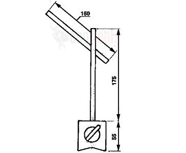 Statyw pomiarowy 250 mm Limit 60191004