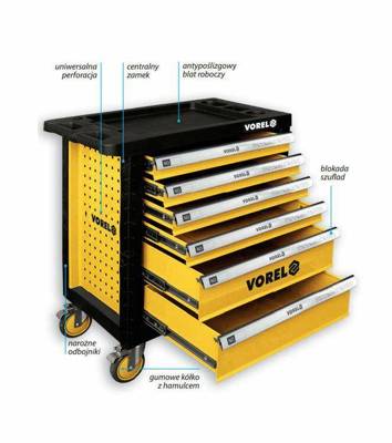 VOREL SZAFKA WARSZTATOWA 6 - SZUFLAD   58539