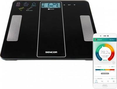 Waga łazienkowa fitness Sencor SBS8000BK