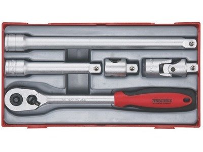 Zestaw pokrętła zapadkowego z chwytem 1/2" TENGTOOLS TT1205 (03570108)